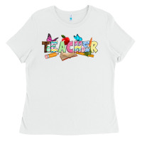White Easter Teacher Easter Day Ladies Tee - Neo Western