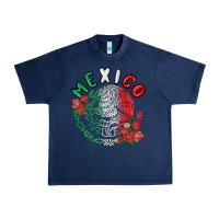 Navy mexico Urban Heavy Tee - MaliasSmallBusiness