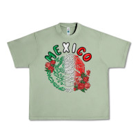 Oil Green mexico Urban Heavy Tee - MaliasSmallBusiness