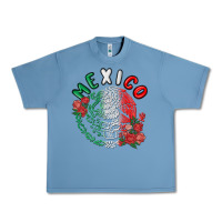 Pebble Blue mexico Urban Heavy Tee - MaliasSmallBusiness