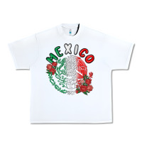 White mexico Urban Heavy Tee - MaliasSmallBusiness
