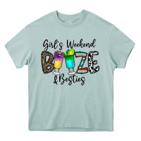 Arona girl's weekend booze & besties Heavy Core Tee - CowhideDigitalArt