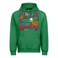 Emerald Dentist Loading With Coffee Mug Urban Hoodie - FaDigitalArtStudio