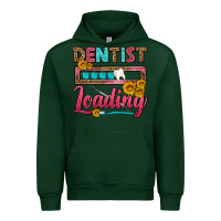 Forest Green Dentist Loading With Coffee Mug Urban Hoodie - FaDigitalArtStudio