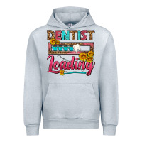 Heather Grey Dentist Loading With Coffee Mug Urban Hoodie - FaDigitalArtStudio