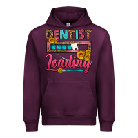 Mauve Wine Dentist Loading With Coffee Mug Urban Hoodie - FaDigitalArtStudio