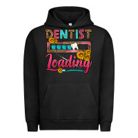 Pigment Black Dentist Loading With Coffee Mug Urban Hoodie - FaDigitalArtStudio