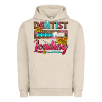 Pigment French Oak Dentist Loading With Coffee Mug Urban Hoodie - FaDigitalArtStudio