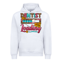 White Dentist Loading With Coffee Mug Urban Hoodie - FaDigitalArtStudio