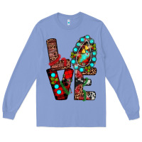 Colony Blue christmas love Long Sleeve Tee - JahusDesignShop