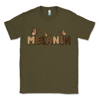 Army Green melanin Classic Tee - MaliasSmallBusiness