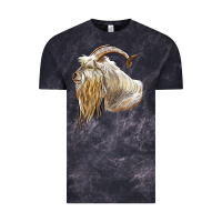Cloud Black kiko goat face Vintage Tee - LillyAllenDesigns