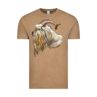 Vintage Coffee kiko goat face Vintage Tee - LillyAllenDesigns