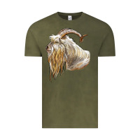 Vintage Olive kiko goat face Vintage Tee - LillyAllenDesigns