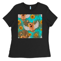 Black rock n roll hands seamless pattern Ladies Tee - HRA Design Shop