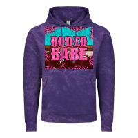 Cloud Purple rodeo babe cowhide leopard turquoise Vintage Hoodie - BarkalooDesign