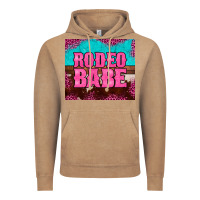 Vintage Coffee rodeo babe cowhide leopard turquoise Vintage Hoodie - BarkalooDesign