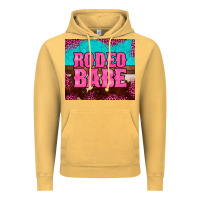Vintage Mustard rodeo babe cowhide leopard turquoise Vintage Hoodie - BarkalooDesign
