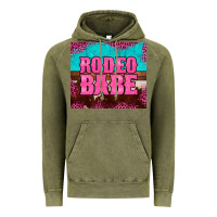 Vintage Olive rodeo babe cowhide leopard turquoise Vintage Hoodie - BarkalooDesign