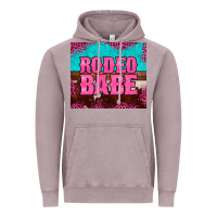 Vintage Zinc rodeo babe cowhide leopard turquoise Vintage Hoodie - BarkalooDesign