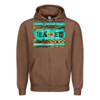 Chestnut teacher mousepad Zipper Hoodie - BarkalooDesign