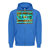 True Royal teacher mousepad Zipper Hoodie - BarkalooDesign