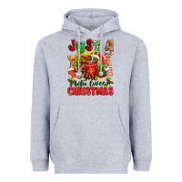 Heather Grey just a girl who loves christmas Heavyweight Hoodie - texasbilliewilder