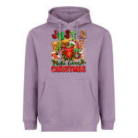 Lavender just a girl who loves christmas Heavyweight Hoodie - texasbilliewilder