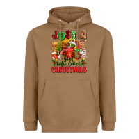 Toasted Coconut just a girl who loves christmas Heavyweight Hoodie - texasbilliewilder