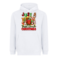 White just a girl who loves christmas Heavyweight Hoodie - texasbilliewilder