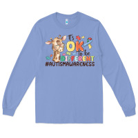Colony Blue its ok to be different Long Sleeve Tee - MaliasSmallBusiness