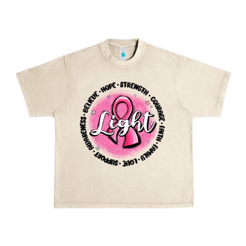 Fight Breast Cancer Urban Heavy Tee by MaliasSmallBusiness | Teevron