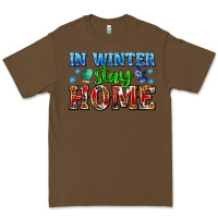Cacao in winter stay home with gloves Premium Tee - AdoDesignShop