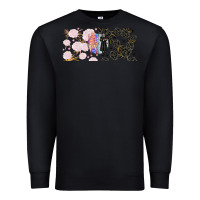 Black gothic girl and colorful girl best friends with Premium Sweatshirt - TumblerDesignByShophia