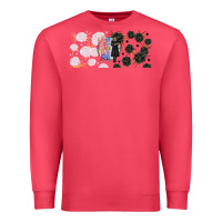 Cardinal gothic girl and colorful girl best friends with Premium Sweatshirt - TumblerDesignByShophia