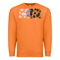 Carrot gothic girl and colorful girl best friends with Premium Sweatshirt - TumblerDesignByShophia