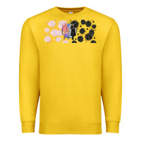 Lemon gothic girl and colorful girl best friends with Premium Sweatshirt - TumblerDesignByShophia