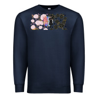Navy gothic girl and colorful girl best friends with Premium Sweatshirt - TumblerDesignByShophia