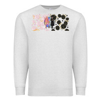 Oatmeal Heather gothic girl and colorful girl best friends with Premium Sweatshirt - TumblerDesignByShophia