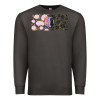 Smoke gothic girl and colorful girl best friends with Premium Sweatshirt - TumblerDesignByShophia