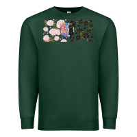 Sports Green gothic girl and colorful girl best friends with Premium Sweatshirt - TumblerDesignByShophia