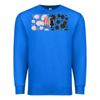 True Royal gothic girl and colorful girl best friends with Premium Sweatshirt - TumblerDesignByShophia