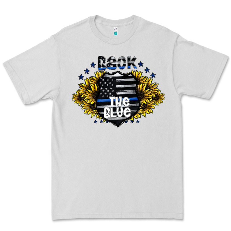 Back The Blue Premium Tee by CowhideDigitalArt | Teevron
