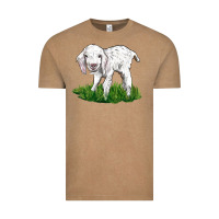 Vintage Coffee Baby Angora Goat Vintage Tee - LillyAllenDesigns