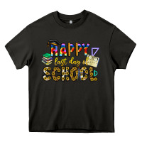 Asphalt happy last day of school Heavy Core Tee - CowhideDigitalArt