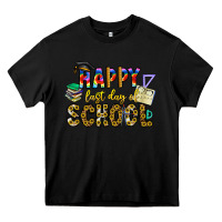 Black happy last day of school Heavy Core Tee - CowhideDigitalArt
