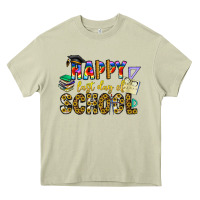 Mossy happy last day of school Heavy Core Tee - CowhideDigitalArt