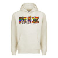 Oatmeal Heather pride gnome Premium Hoodie - JahusDesignShop