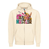 Sandshell nail hustler Zipper Hoodie - Jasminsmagicworld