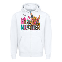 Nail Hustler Zipper Hoodie | Teevron